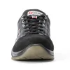 Front view of a black safety shoe against a white background. Produktbild-Vorschau