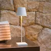 Zafferano Poldina Pro LED stolová lampa biela, dobíjateľná Náhľad obrázku produktu 2