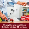 A person is holding a toy fire truck ladder extended over the truck. Produktbild-Vorschau