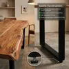 Baumkantentisch Cali 280 x 120 cm, Akazienholz massiv Produktbild-Vorschau 5
