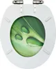 vidaXL Siège de toilette Couvercle Soft-Close MDF vert Voir les images du produit 14