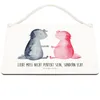 Mr. & Mrs. Panda Schild Axolotl Liebe DIN A5 - Weiß - Produktbild-Vorschau 2