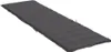 A dark gray outdoor sofa cushion laid out on a white background. Voir les images du produit