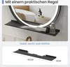 Rund Badspiegel mit Beleuchtung, 60 cm LED-Badzimmerspiegel Produktbild-Vorschau 7
