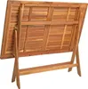 ESTEXO Gartentisch Akazienholz, Eckig, klappbar, Natur, 120 Produktbild-Vorschau 3