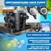 KESSER® Sandfilteranlage mit Pumpe & 800g Filterbällen, 10 Produktbild-Vorschau 3