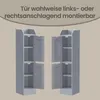 VASAGLE Schmaler Hochschrank, Badschrank, mit verstellbaren Produktbild-Vorschau 5