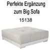 Big-Sofa XXL 306 cm Federkern Lounge Couch Kunstleder Weiß Produktbild-Vorschau 6