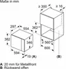 Bosch BFL524MB0 EB kuchenka mikrofalowa 800W czarna Podgląd zdjęcia produktu 6