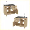 Two identical kitchen modules are shown from a slightly elevated angle against a white background. Produktbild-Vorschau