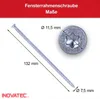 100 x INOVATEC Fensterrahmenschrauben TX30 Senkkopf 7,5 x Produktbild-Vorschau 3