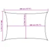 Sonnensegel 160 g/m² Rechteckig Blau 3x4 m HDPE Produktbild-Vorschau 10