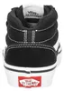 Scarpe da ginnastica Vans YT Ward da ragazzo in nero, Anteprima dell’immagine prodotto 6