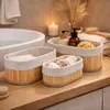 DOCHTMANN Zestaw 3 owalnych koszyków do przechowywania, Podgląd zdjęcia produktu 4