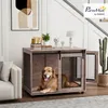 Cage pour chien PawHut, cage pour chien avec 2 portes Voir les images du produit 2