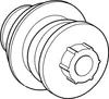 Grohe Entlastungsventil komplett für WC-Druckspüler, 1 Stk. Voir les images du produit 2