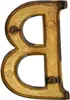KOTARBAU® Mosiezna litera "B" 10 cm do domów, osiedli, Podgląd zdjęcia produktu 4
