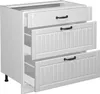 Mobiletto base per cucina Vicco Fame-Line Bianco rustico 80 Anteprima dell’immagine prodotto 4