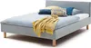 Polsterdoppelbett Amber - eisblau Produktbild-Vorschau 1