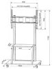 Techly ICA-TR30, 150 kg, 139,7 cm (55"), 2,54 m (100"), Anteprima dell’immagine prodotto 3