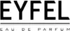 The image shows the brand name 'EYFEL' in large, bold, black letters, with a thin grey line underneath. Below the line, the text 'EAU DE PARFUM' is visible in smaller, grey letters. Náhľad obrázku produktu