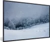 MuchoWow® MuchoWow® Gerahmtes Poster Berg mit Schnee 90x60 Produktbild-Vorschau 1