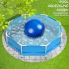 Poolmatte, 0,3mm dick, rund, aufblasbar, kältebeständig, Produktbild-Vorschau 6