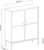 Masseno Kommode MONDO 104 cm Highboard mit 4 Türen für Produktbild-Vorschau 5