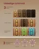 Regál s poličkami, 5 úrovní, s nastaviteľným LED osvetlením Náhľad obrázku produktu 3