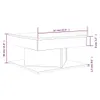 Tavolino in rovere fumé 57x57x30 cm materiale a base di Anteprima dell’immagine prodotto 5