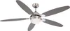 A modern ceiling fan with five blades and an integrated light. Anteprima dell’immagine prodotto
