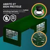 CASARIA® Tonnelle de jardin Rimini vert 3x6m avec toile Voir les images du produit 4
