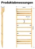 Toboli Sprossenwand in Holzoptik 195 cm, Sproßenwand bis Produktbild-Vorschau 3