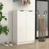 vidaXL Schuhschrank Hochglanz-Weiß 59x35x100,5 cm Produktbild-Vorschau 9