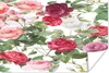 MuchoWow® Poster Blumen - Weiß - Rosa - Violett 180x120 cm Produktbild-Vorschau 1
