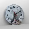 Wanduhr - Rund - Glasuhr - Laterne Meer Sturm - 40x40cm - Produktbild-Vorschau 4