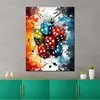 Pop Art Würfel Glück Spiel Leinwandbild Wandbild Kunstdruck Produktbild-Vorschau 2
