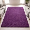 Shaggy Teppich in Lila – moderner Hochflor Teppich mit Produktbild-Vorschau 1
