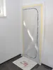 A door covered with a protective sheet, taped around the edges, with a drop cloth on the floor. Produktbild-Vorschau