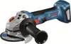 A cordless angle grinder is shown against a white background. Náhľad obrázku produktu