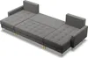 Ecksofa mit schlaffunktion und bettkasten, Sofa U-Form Produktbild-Vorschau 3