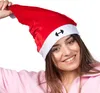 Huuraa Weihnachtsmütze Hantel Silhouette Geschenk Rot/Weiß Produktbild-Vorschau 1