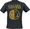 Nirvana Tričko Spliced Happy Face Black L Náhled obrázku produktu 2