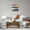 Bild auf Leinwand - Leinwandbild - See Natur - 40x40cm - Produktbild-Vorschau 6