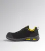 A black and yellow safety shoe is shown against a plain white background. Produktbild-Vorschau