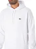 Lacoste Logo Pullover Hoodie, Weiß XXL Produktbild-Vorschau 4