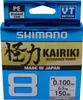 Shimano Kairiki 8 150m Steel Gray 0,200mm/17,1kg Produktbild-Vorschau 1