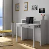 Schreibtisch - Weiß 36x98,5x87,5h cm Produktbild-Vorschau 8