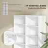 HOMCOM CD DVD Blueray Regal CD-Ständer mit 18 Fächern fürs Produktbild-Vorschau 5