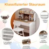 Detský písací stôl s korkovou tabuľou a nabíjacou stanicou Náhľad obrázku produktu 4